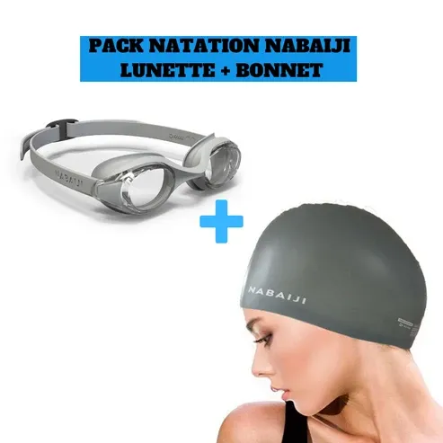 Pack natation NABAIJI Lunette + Bonnet
